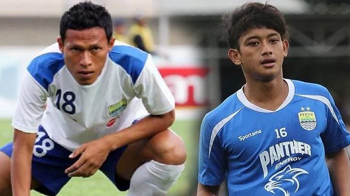 Basith (kanan) saat masih bersama Persib.