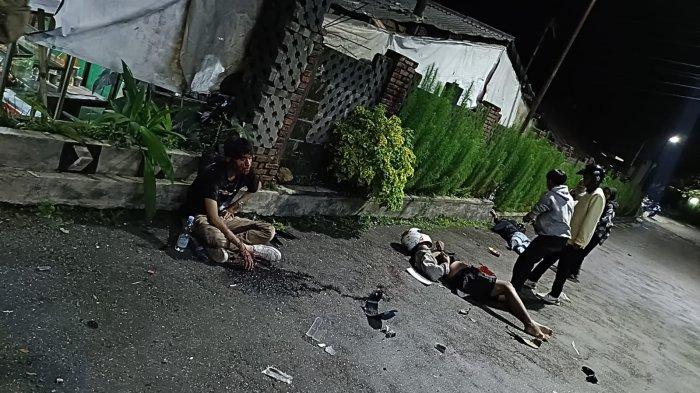 Kecelakaan maut di Jalan raya Palasari, Kecamatan Ciater, Kabupaten Subang, Sabtu (11/5/2024).