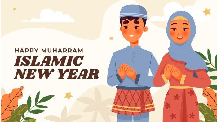 Download gambar-gambar menarik ucapan selamat Tahun Baru Islam 2023 dan 1 Muharam 1445 lengkap dengan captionnya