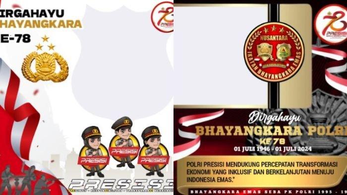 Terdapat berbagai kumpulan link Twibbon HUT ke-78 Bhayangkara yang bisa dibagikan ke media sosial. HUT ke-78 Bhayangkara diperingati pada Senin (1/7/2024).