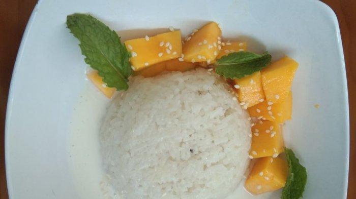 Mango sticky rice ala WiHAUS kafe.