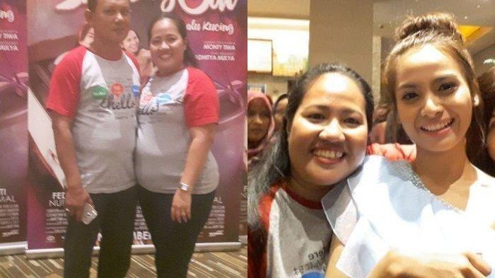 Mantan ART Nirina Zubir, Riri Khasmita, saat menghadiri premiere Shy Shy Cat pada 1 November 2016. Nirina juga membintangi film tersebut bersama Acha Septriasa.