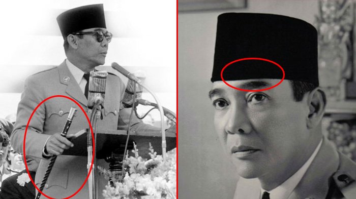 Menguak Misteri Tongkat Komando dan Peci Miring Soekarno, Benarkah