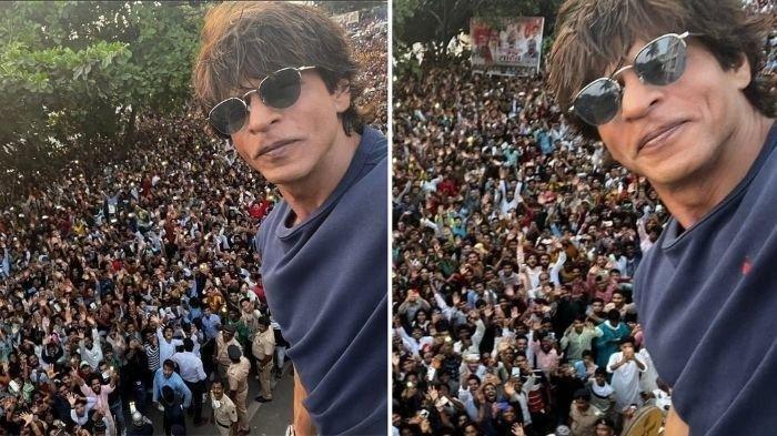 momen lebaran Shah Rukh Khan foto bareng fans