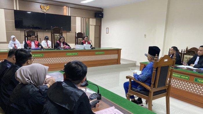 Sidang perdana perkara TPPU Panji Gumilang di Pengadilan Negeri Indramayu, Kamis (23/1/2025)
