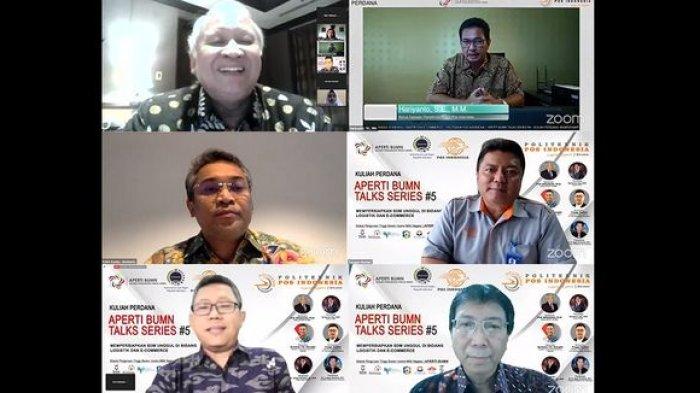 Politeknik Pos Indonesia dan Aperti BUMN Gelar Kuliah Perdana untuk Mahasiswa Baru Secara Daring
