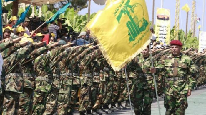 Parade Militan Hezbollah Lebanon.