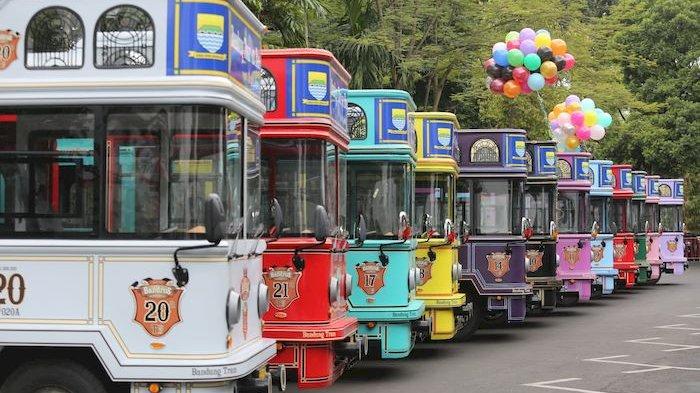 Deretan Bus Bandros.