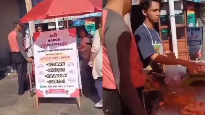 Sebuah video menayangkan penjual ayam diprotes sesama pedagang karena memasang harga lebih murah di Sleman, DIY, beredar viral di media sosial