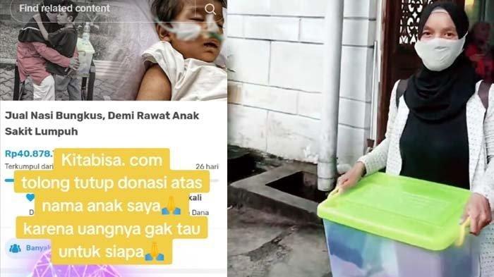Seorang ibu penjual nasi bungkus di Alun-alun Bogor tengah menjadi sorotan di media sosial
