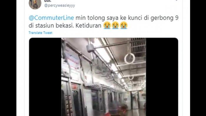 Viral Cerita Penumpang Ketiduran Hingga Terkunci Di Dalam Krl Lakukan