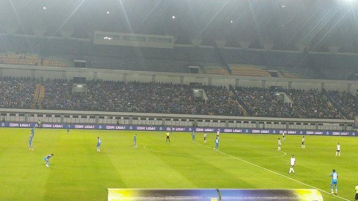 Persib Bandung saat menjamu RANS Nusantara FC di Stadion GBLA Kota Bandung, Sabtu (26/8/2023).