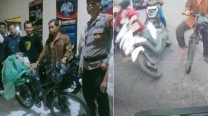 Nasib pesepeda yang tendang pemotor di jalanan Jogja