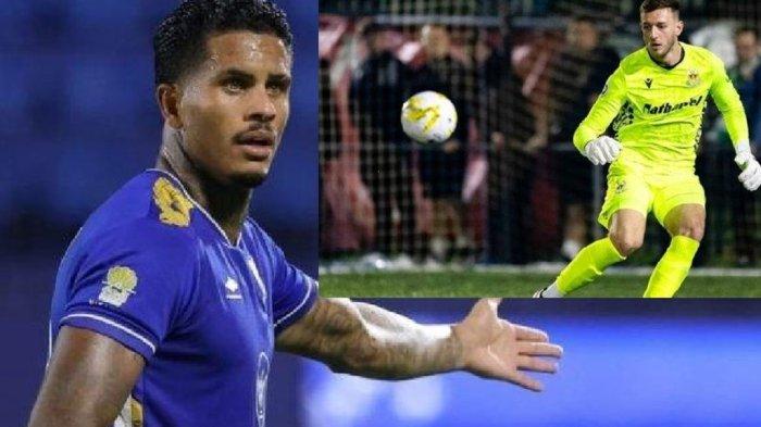 THE SHIELD - Ramon Tanque (biru) dan Adam Przybek, 2 pemain baru Persib Bandung. Keduanya melengkapi skuad Persib jadi 25 pemain