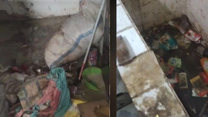Beredar video yang menunjukkan kondisi rumah yang disewa suami istri tidak dibersihkan selama empat tahun, viral di media sosial