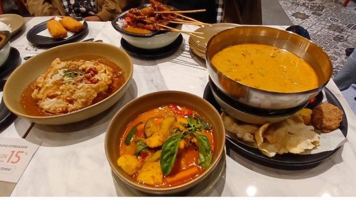 Beberapa sajian menu di Sate Senayan