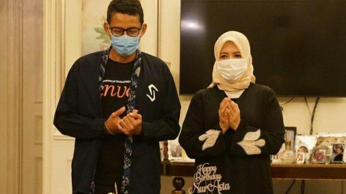 Sandiaga Uno Diberi Ujian, Ia dan Nur Asia Positif Covid-19, Didoakan ...