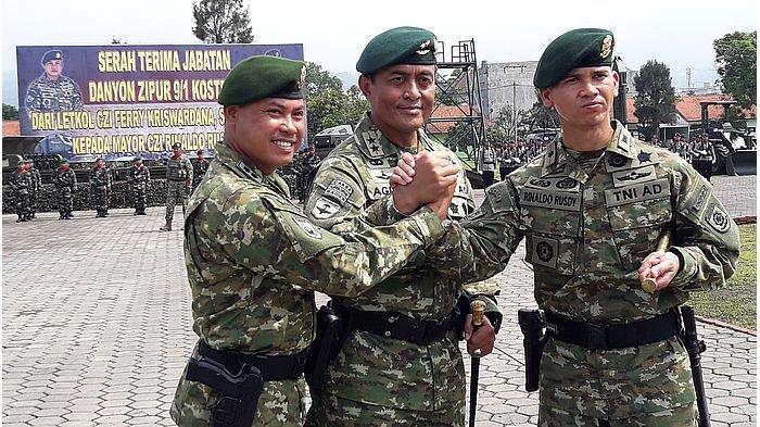 Panglima Divisi Infanteri 1/Kostrad Mayjen TNI Agus Rohman Pimpin ...