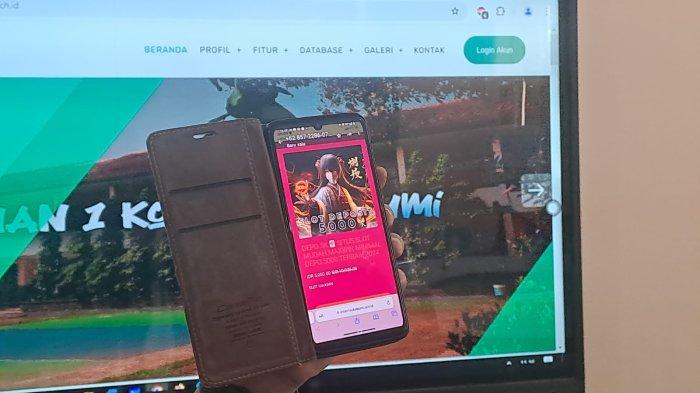 Website milik sekolah SMA Negeri 1 (Smansa) Kota Sukabumi diretas dan menampilkan situs judi online, Kamis (27/6/2024).
