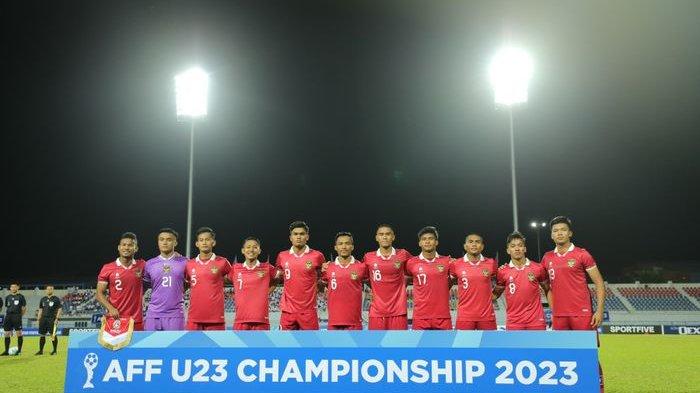 Skuad timnas U-23 Indonesia di Piala AFF U-23 2023.