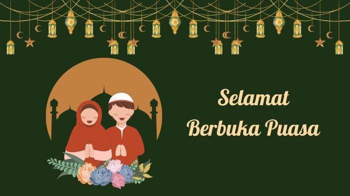 Gambar ucapan selamat buka puasa Ramadhan 2024 yang cocok dibagikan ke media sosial.
