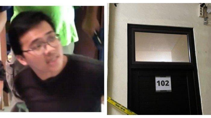 (Kiri foto) AAB, pelaku pembunuhan juniornya di jurusan Sastra Rusia, UI saat diamankan polisi.
dan (Kanan foto) Garis polisi terpasang di kamar kos yang jadi lokasi penemuan jasad mahasiswa Universitas Indonesia (UI), MNZ (19), di Jalan Palakali Raya, Kukusan, Beji, Kota Depok, Jumat (4/8/2023).