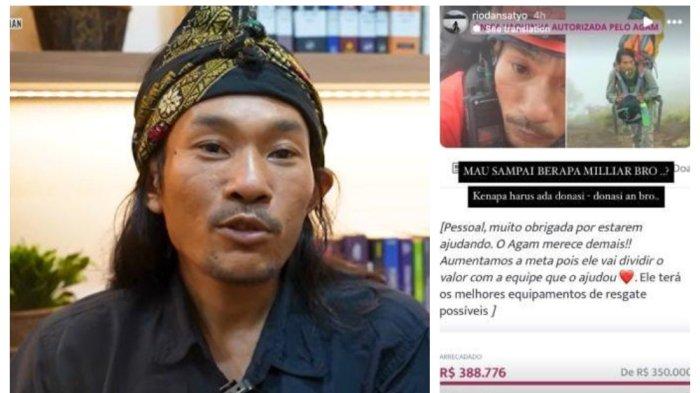 AGAM BIKIN KECEWA - Aksi Agam Rinjani mengevakuasi Juliana Marins membuat Fiersa Besari angkat topi. Tetapi, anggota Tim SAR kecewa ulah Agam Rinjani.