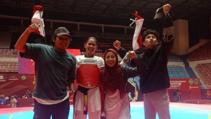 Ni Kadek Heni Raih Emas di Asian Open Taekwondo Championship 2023 Pakistan.