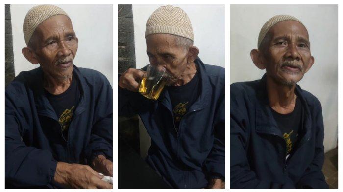 Kakek Harun harus jualan kopi keliling untuk sekali makan.