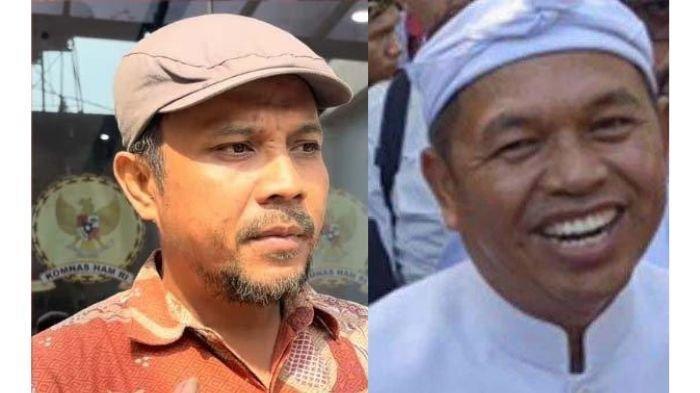 DEDI MULYADI DILAPORKAN - Sosok wali murid (kiri) yang berani kritik dan laporkan Gubernur Jawa Barat, Dedi Mulyadi (kanan) ke Komnas HAM terkait program kirim siswa nakal masuk barak militer.