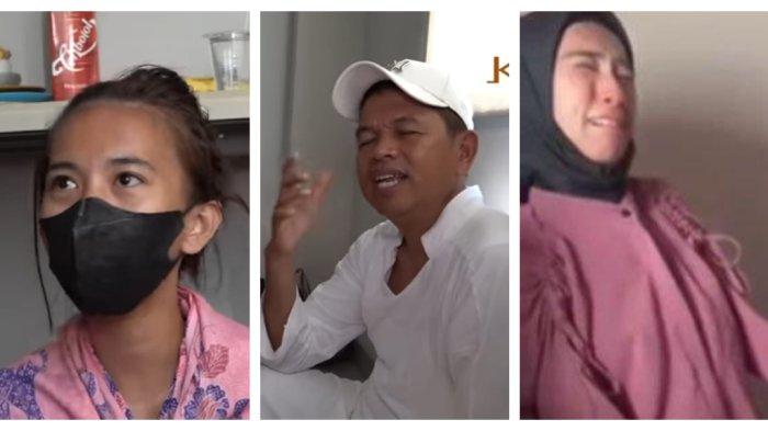 Dedi Mulyadi berbincang dengan Linda, yang disebut-sebut sahabatan dengan Vina.