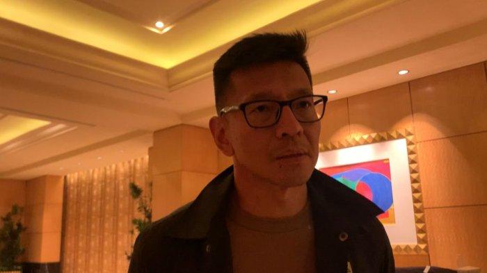 Deputi CEO PT PERSIB Bandung Bermartabat, Teddy Tjahjono, saat ditemui usai Rapat Umum Pemegang Saham (RUPS) tahunan PT LIB, di Senayan, Selasa (20/6/2023).
