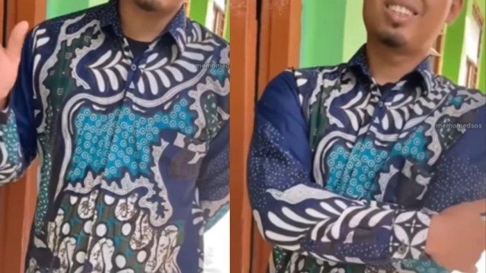 Emak-emak ngomel kepada seorang guru lantaran tak terima anaknya dicubit sampai memar.