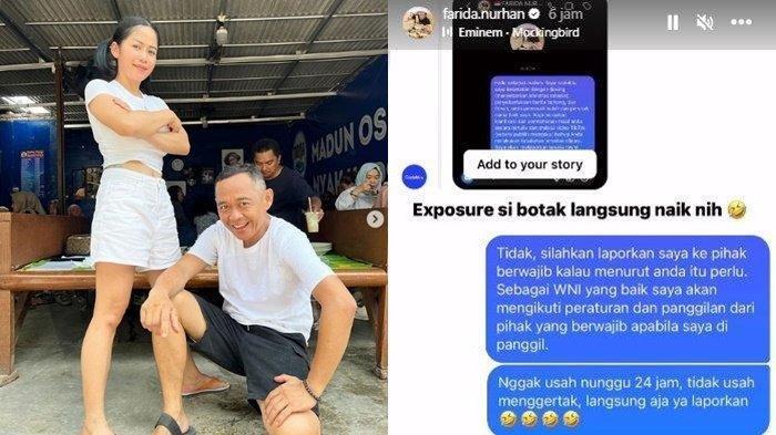 Food floger Farida Nurhan sempat disomasi oleh Codeblu. Ia diminta Codeblu untuk meminta maaf karena telah melakukan doxing. Bukannya meminta maaf, Farida Nurhan malah menantang. Lalu Farida Nurhan kini benar-benar dilaporkan Codeblu ke polisi.