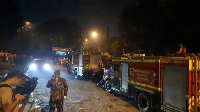 Gudang Amunisi Daerah Jaya/Bekasi di Desa Ciangsana, Bogor, Sabtu (30/3/2024).