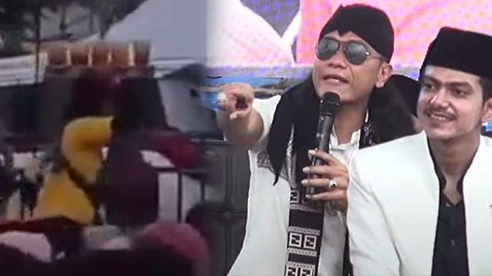 Gus Miftah dan Habib Zaidan di pengajian di Klaten, mengolok-olok seorang pedagang es teh pada acara tersebut, 25 November 2024