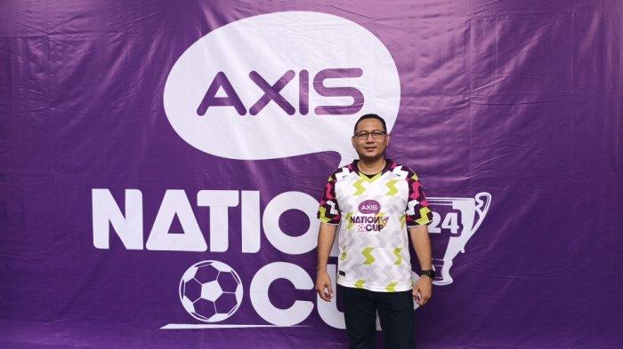Head of Sales Jakarta Inner XL Axiata, Arief Indra saat memberi keterangan di GOR Padepokan Pencak Silat TMII, Jakarta Timur, Jumat (4/10/2024).