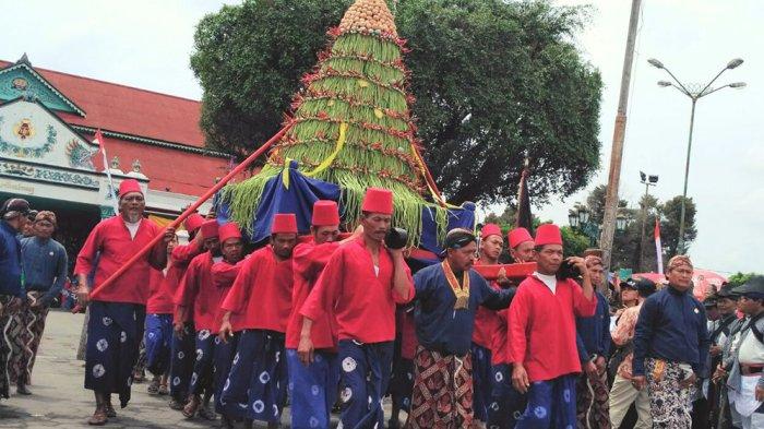 Ilustrasi tradisi Sekaten alias upcara peringatan kelahiran Nabi Muhammad SAW.