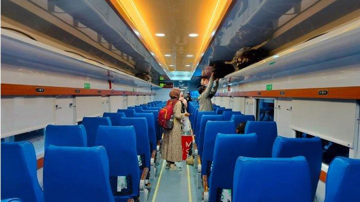 Interior KA new generation, KA Jayabaya relasi Pasar Senen - Malang PP.
