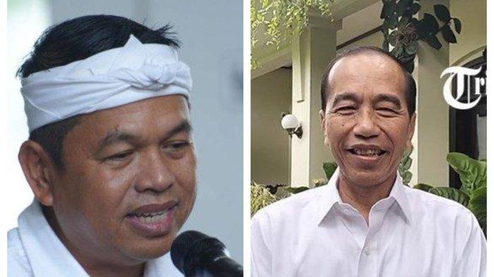 JAM TERBANG KDM - Kolase Dedi Mulyadi dengan Jokowi. 