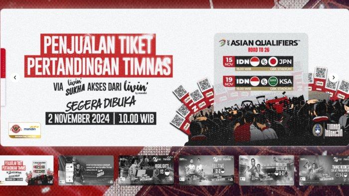Lengkap! Harga, Syarat dan Cara Beli Tiket Laga Indonesia Vs Jepang