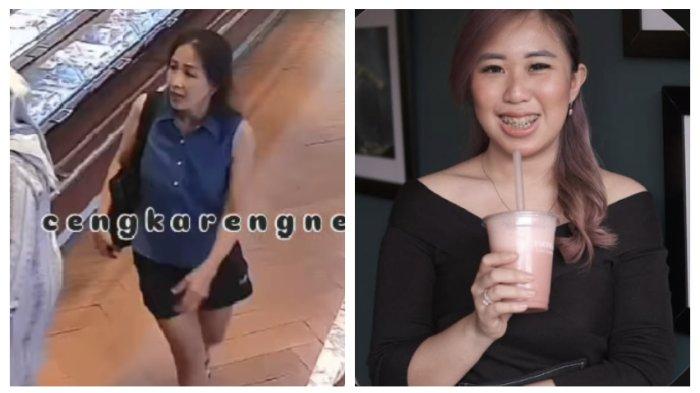 MIRIP MALING KUE - Food vlogger Perut Karets, Jerie Yanti, kesal lantaran dituduh pelaku pencurian kue lapis yang viral di toko roti di kawasan Kalideres, Jakarta Barat. (Instagram Jerie Yanti dan Cengkarengnews).