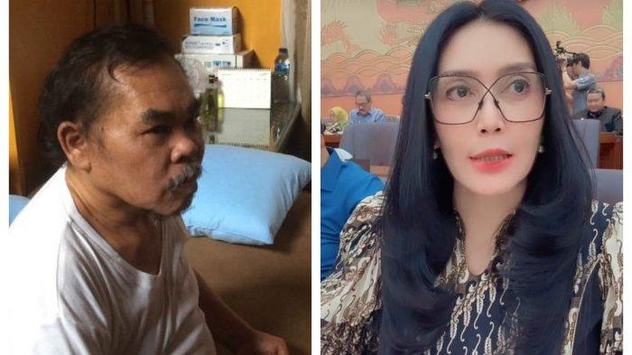 KENANGAN RIEKE - Aktor Mat Solar saat ditemui di rumahnya, kawasan Bambu Apus, Tangerang Selatan, Selasa (18/9/2018) dan Rieke Diah Pitaloka. Mat Solar idap stroke sejak 2017 hingga rutin berobat. Mat Solar yang bernama asli Nasrullah meninggal dunia pada Senin (17/3/2025) malam.