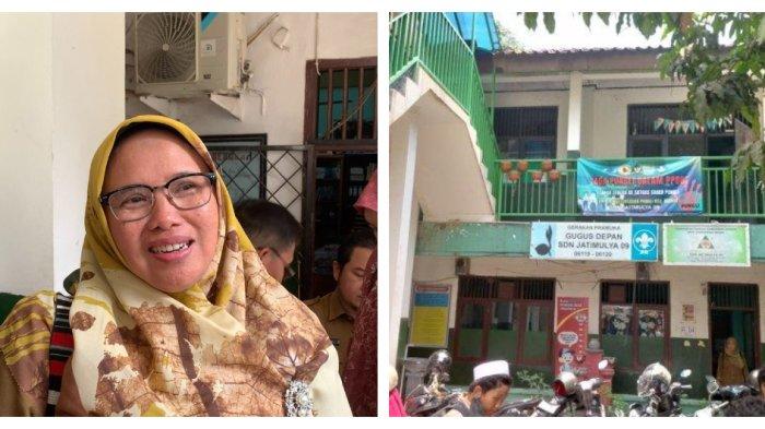 Wakil Kepala Sekolah Sukaemah saat ditemui di sekolah dasar negeri (SDN) Jatimulya 09, Tambun Selatan, Kabupaten Bekasi, Selasa (31/10/2023). Ia membantah membantah adanya perundungan yang berujung kaki salah satu siswa harus diamputasi.