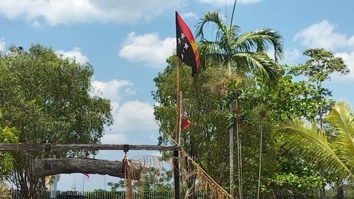 Kampung Adat Kanum Papua Nugini yang berlokasi dekat dengan Pos Lintas Batas Negara Sota, Kabupaten Merauke, Papua Selatan, Indonesia.