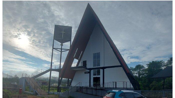Kapel di PLBN Jagoi Babang, Bengkayang, Kalimantan Barat.