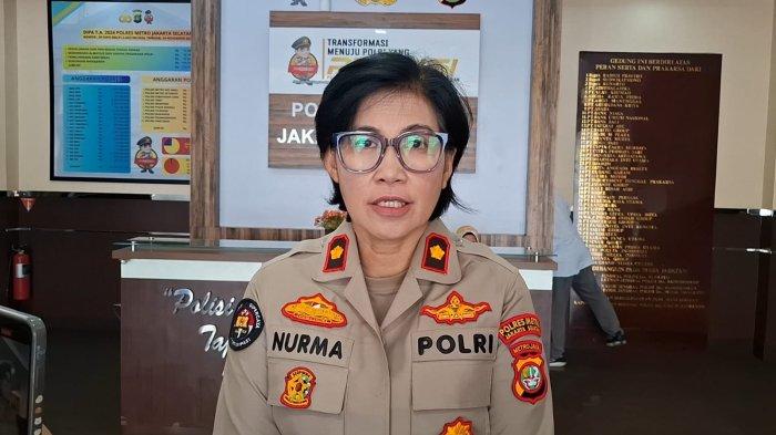 Kasi Humas Polres Metro Jakarta Selatan Kompol Nurma Dewi saat diwawancarai terkait penganiayaan wanita oleh pacarnya, Kamis (9/1/2025).