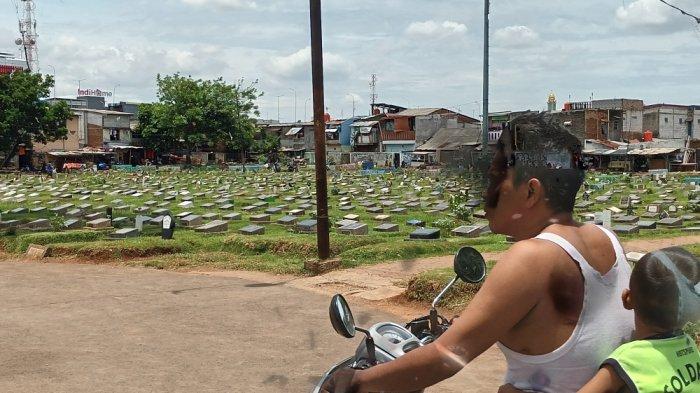 Kawasan TPU Prumpung yang kerap jadi lokasi tawuran dua kelompok remaja, Jatinegara, Jakarta Timur, Senin (24/10/2022).