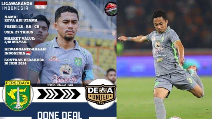 Kejutan rumor transfer, Reva Adi Utama dikabarkan sudah ditikung tim lain di Liga 1.