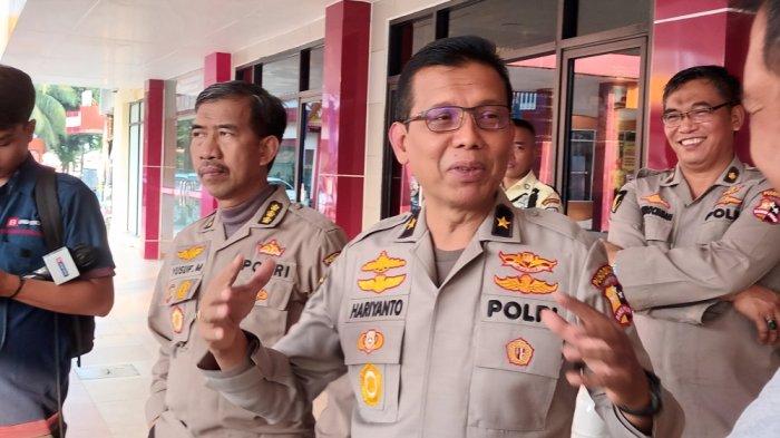 Kepala RS Polri Kramat Jati Brigjen Hariyanto saat memberi keterangan terkait kondisi Sultan Rif'at Alfatih, Jakarta Timur, Jumat (4/8/2023). 